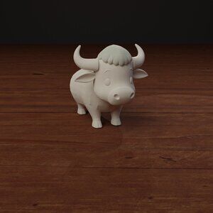 Buffalo Mini Figure 2.5 Inches